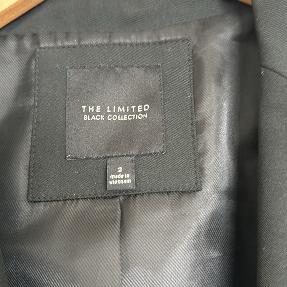 The Limited Black Blazer Jacket Size 2 - Picture 3 of 7